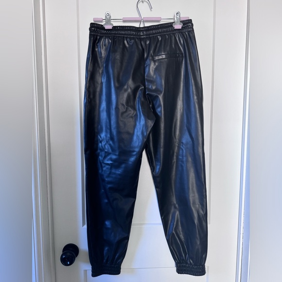 Zara* Faux Leather Joggers - Picture 4 of 6